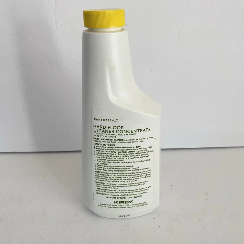 Kirby Hard Floor Cleaner‎ Concentrate 12 Oz Part #328417 Sealed New
